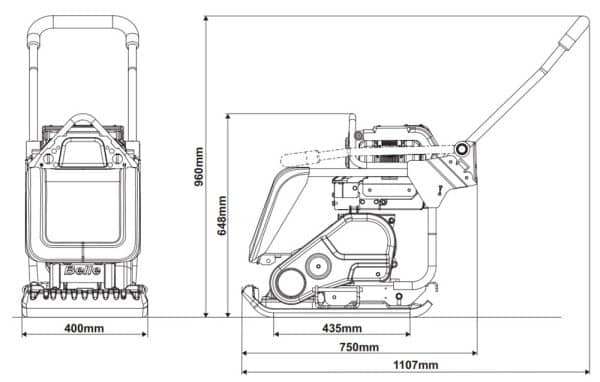 PCX 13 40EPlus technische tekening
